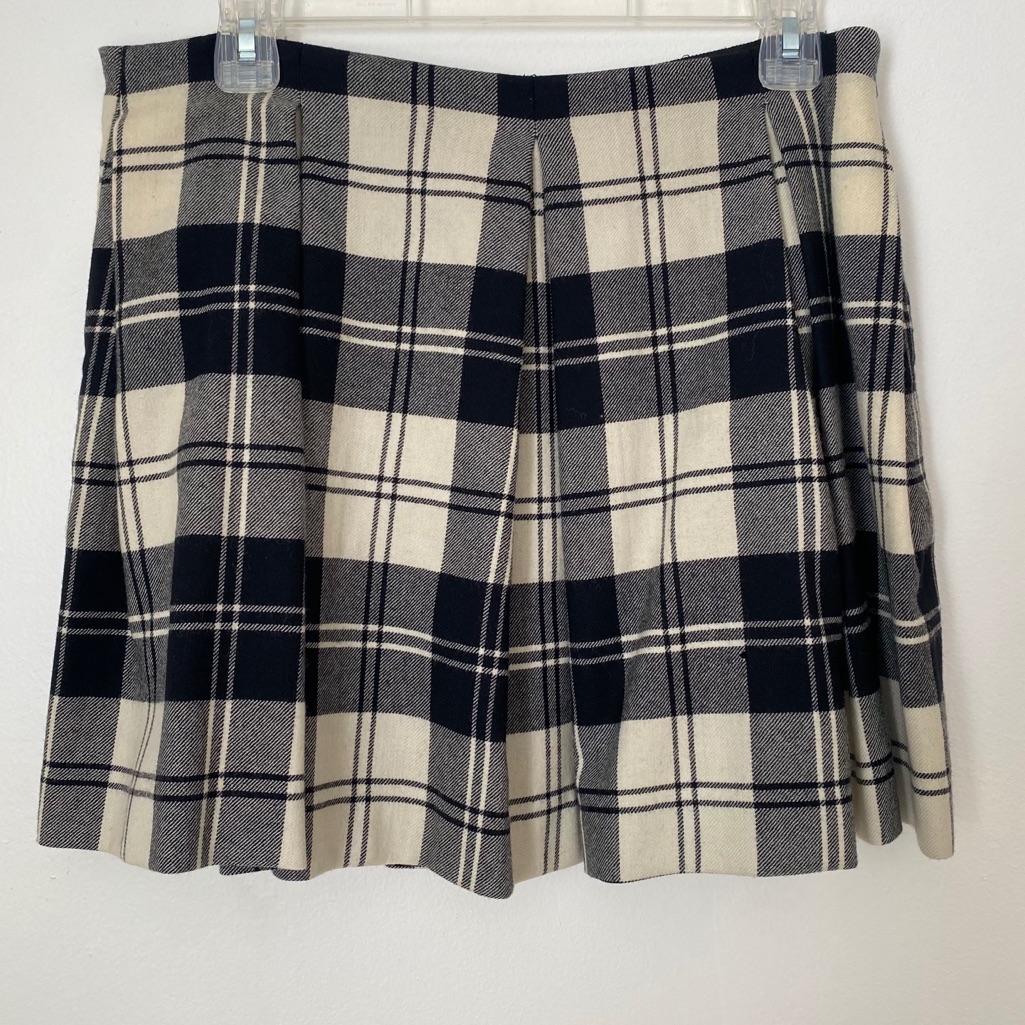 Jill Stuart Plaid Jackie Skirt Size 12